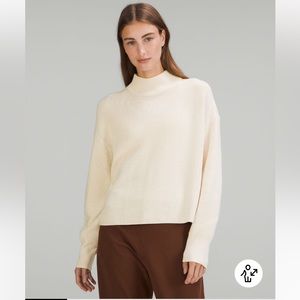 Lululemon Merino Wool-Blend Ribbed Turtleneck Sweater